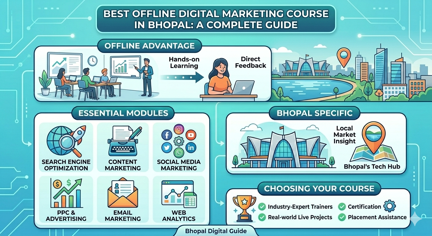 Best Offline Digital Marketing Course in Bhopal: A Complete Guide for 2026-27