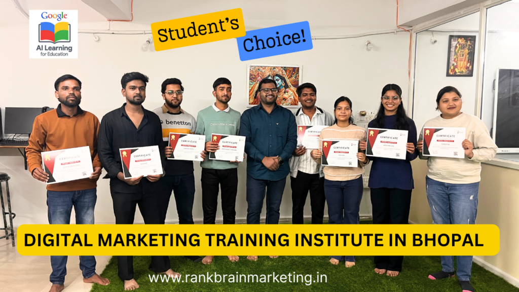 Rank Brain Marketing Bhopal: Digital Marketing Course Fees, Modules & Complete Guide
